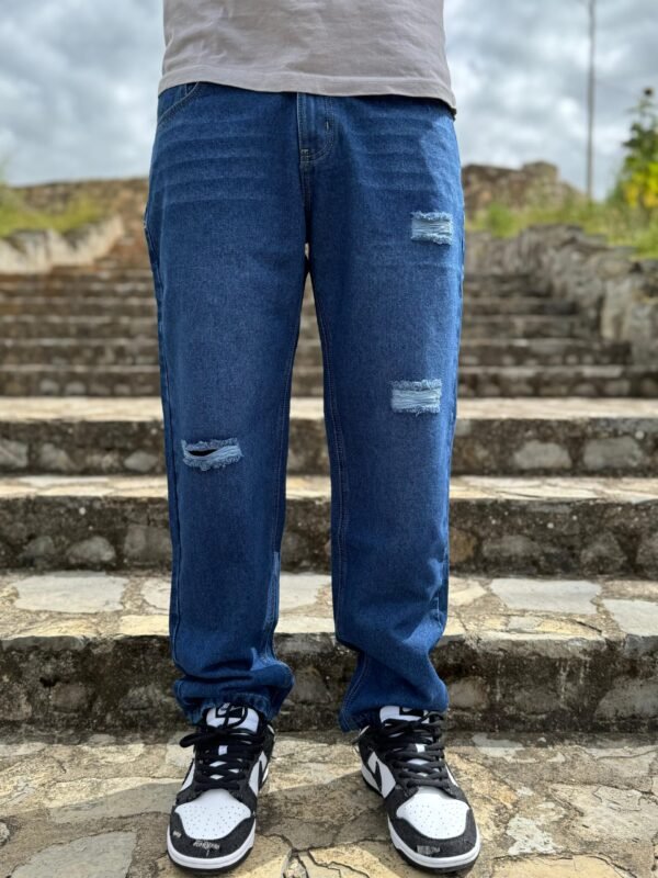 OVERSIZE RASGADO AZUL PREMIUN 1 OVERSIZE AZUL PREMIUN