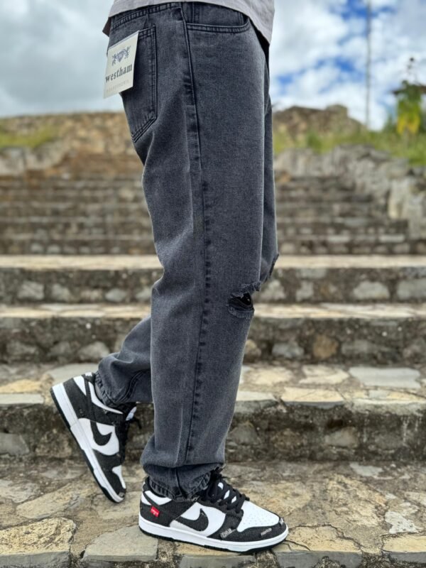 OVERSIZE RASGADO PLOMO FROSTEADO 2 OVERSIZE PLOMO FROSTEADO